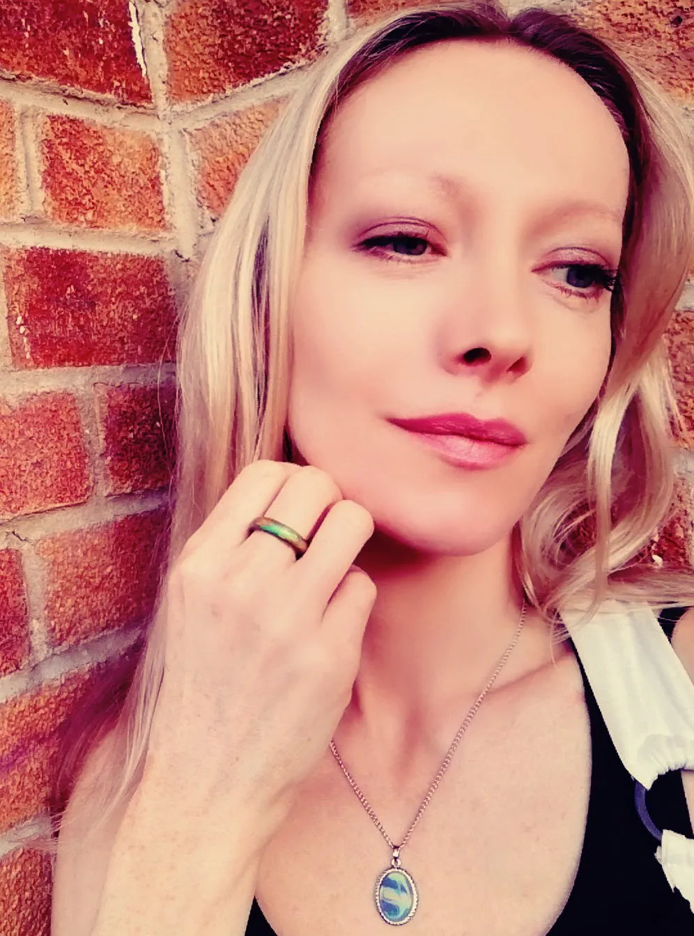 Magnetic Hematite Mood Ring Swirl