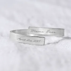 Mama Bear And Date Wrap Ring