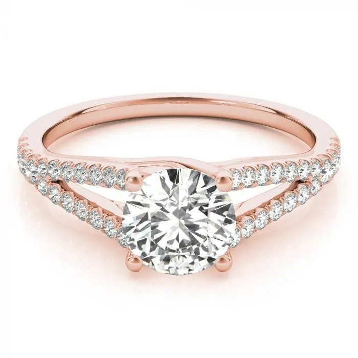 Marnie Split-shank Diamond Engagement Ring