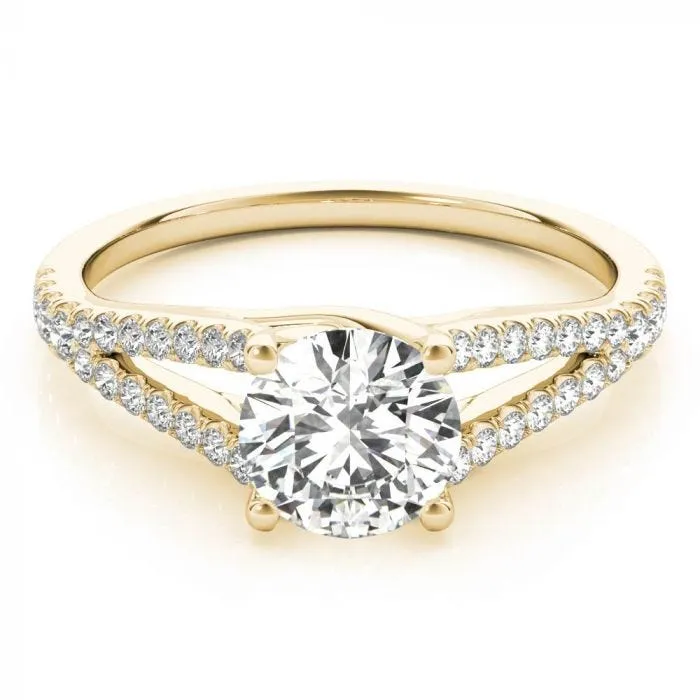 Marnie Split-shank Diamond Engagement Ring