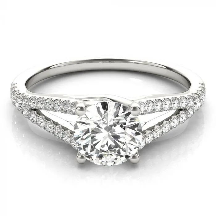 Marnie Split-shank Diamond Engagement Ring
