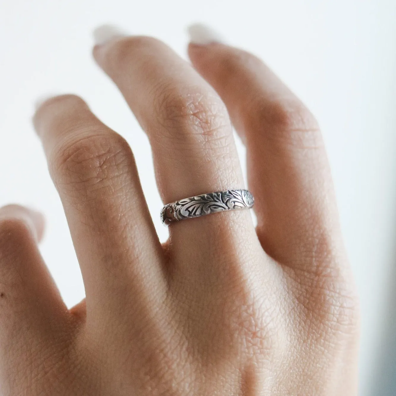 Memorial Ring in White Topaz // Made to Order