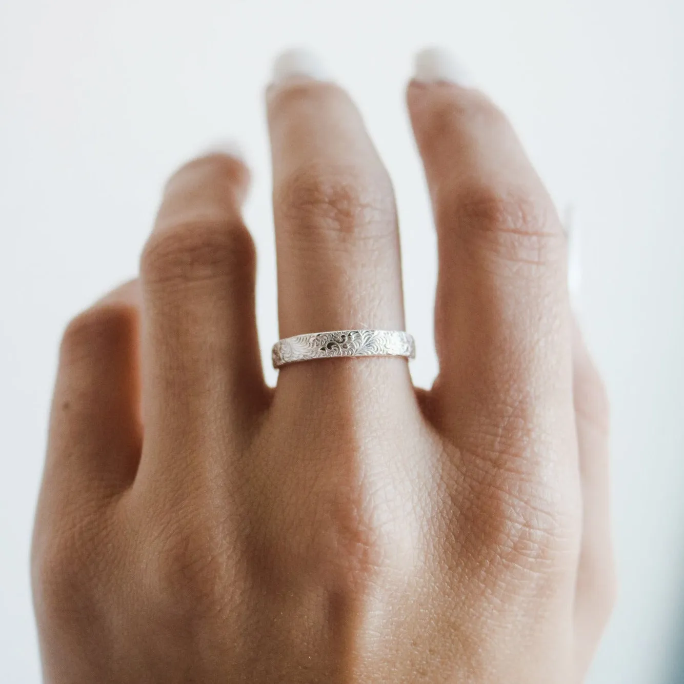 Memorial Ring in White Topaz // Made to Order
