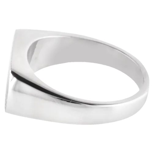 Memory Forge Rectangle Fingerprint Ring