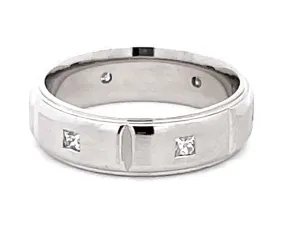 Mens Scott Kay Javlin Wedding Band Ring Palladium