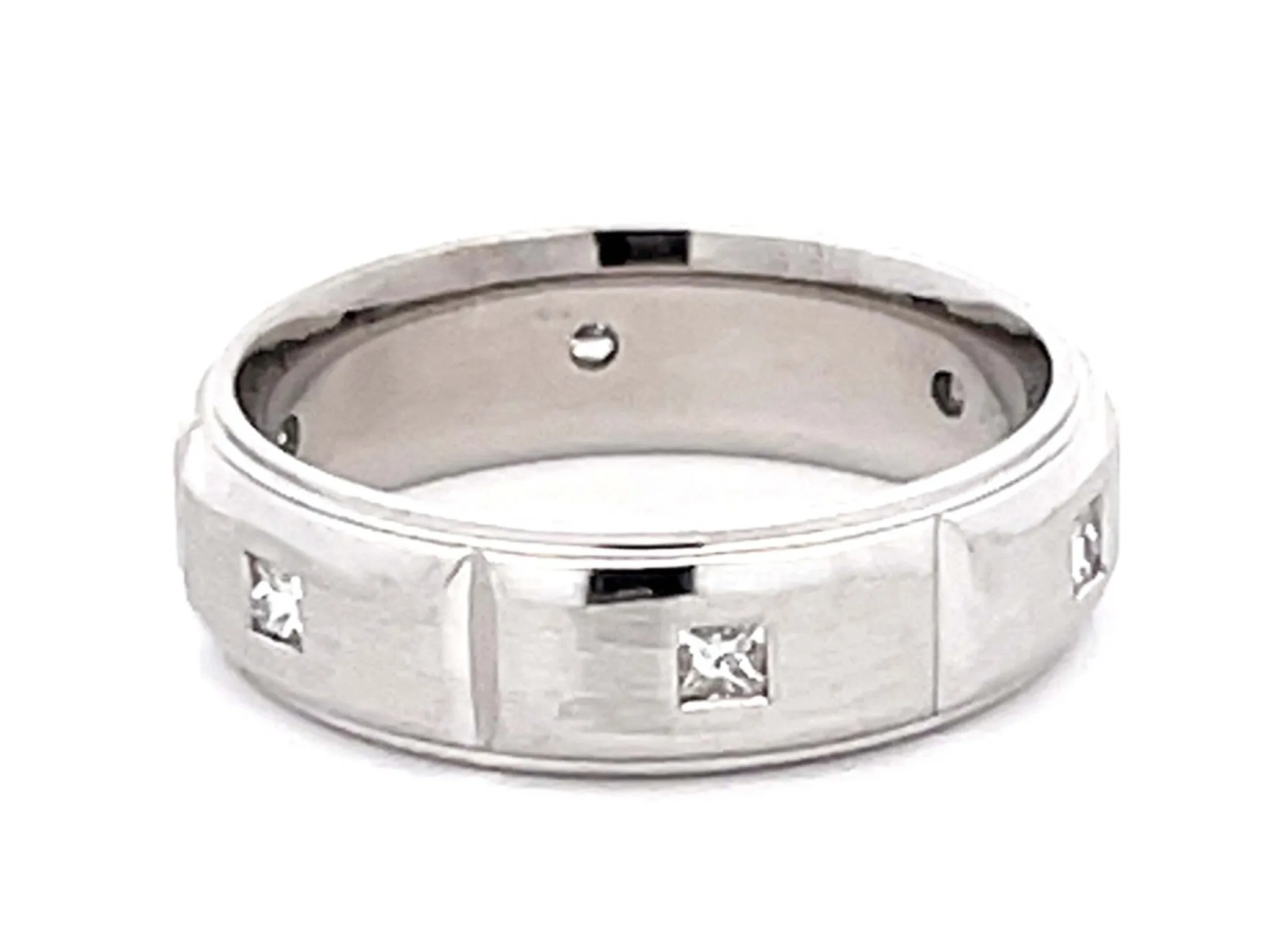 Mens Scott Kay Javlin Wedding Band Ring Palladium
