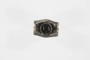 Men's Sterling Silver Bezel-led Onyx Ring Size 14