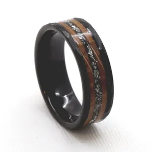 Men's Wedding Band Rings, Hammered Surface (8mm Width, Comfort  Fit)