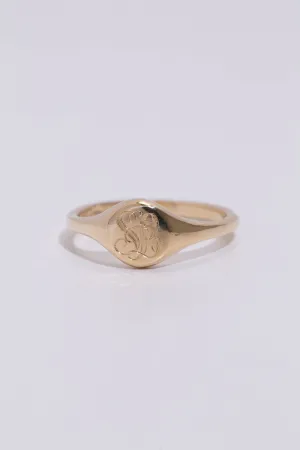 Monogram Signet Ring