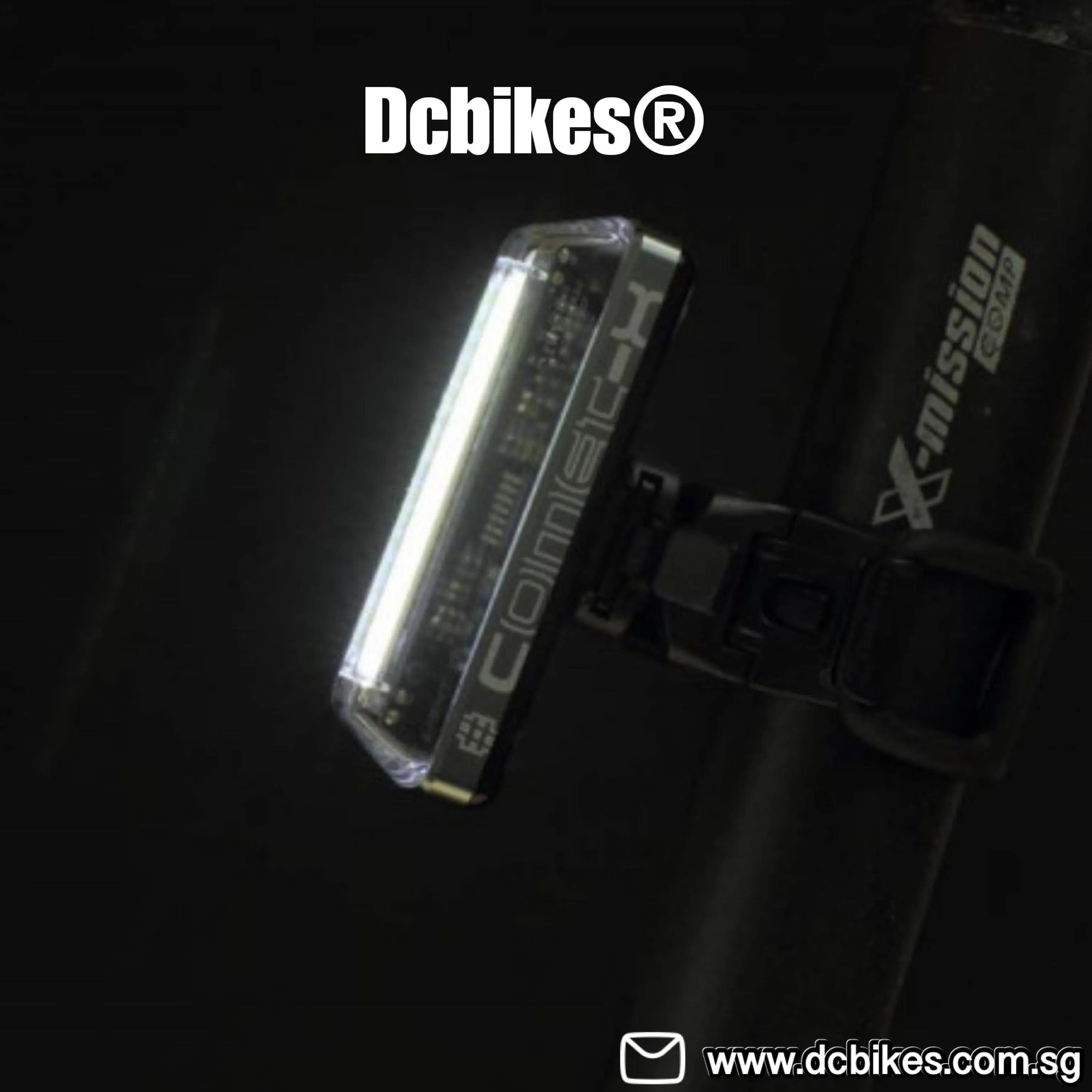 Moon 120 Lumens Rechargeable Comet-X Led Rear Or Front MTB Road Headlight