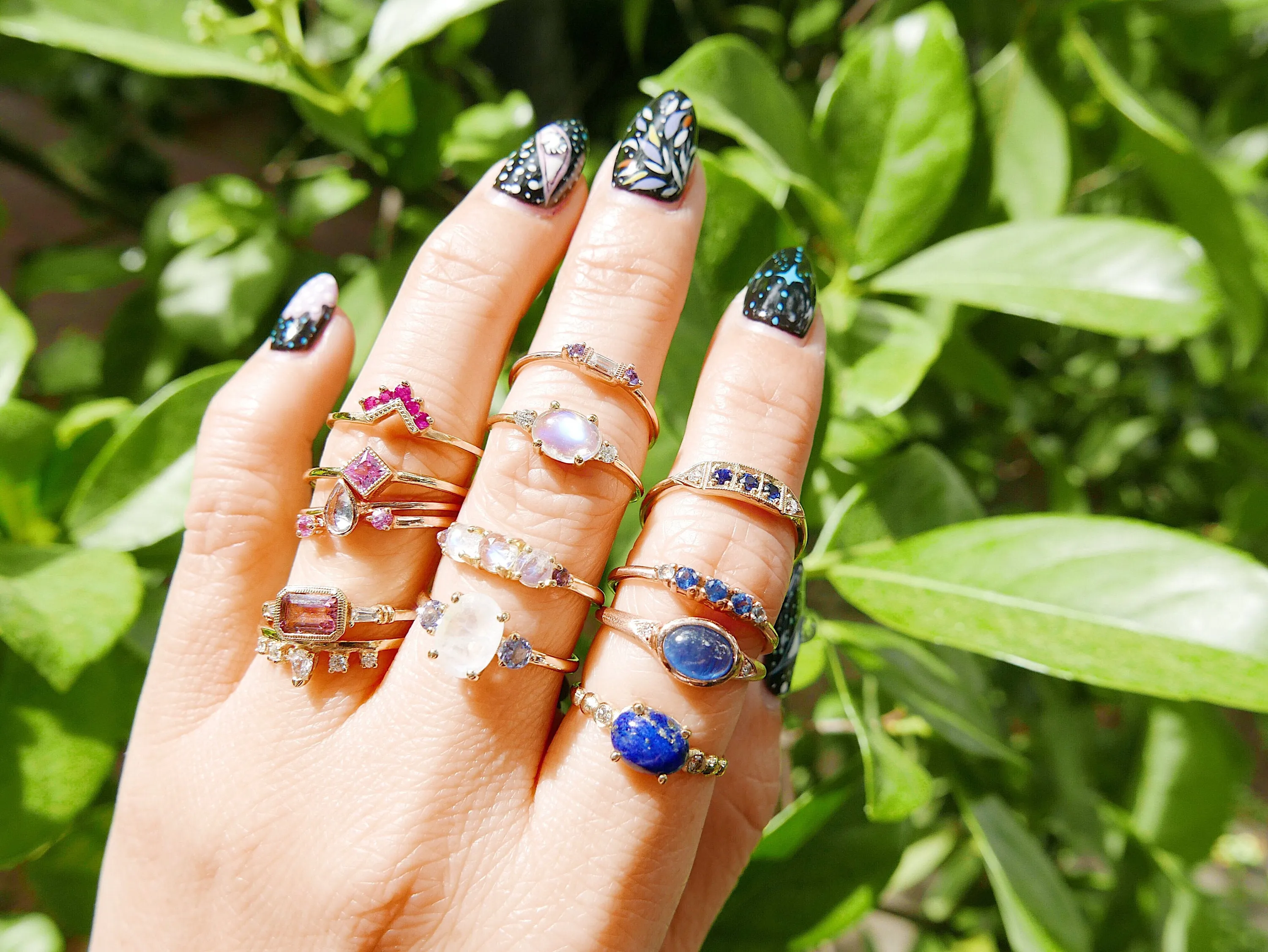 Ms. Goodbar Sapphire Ring