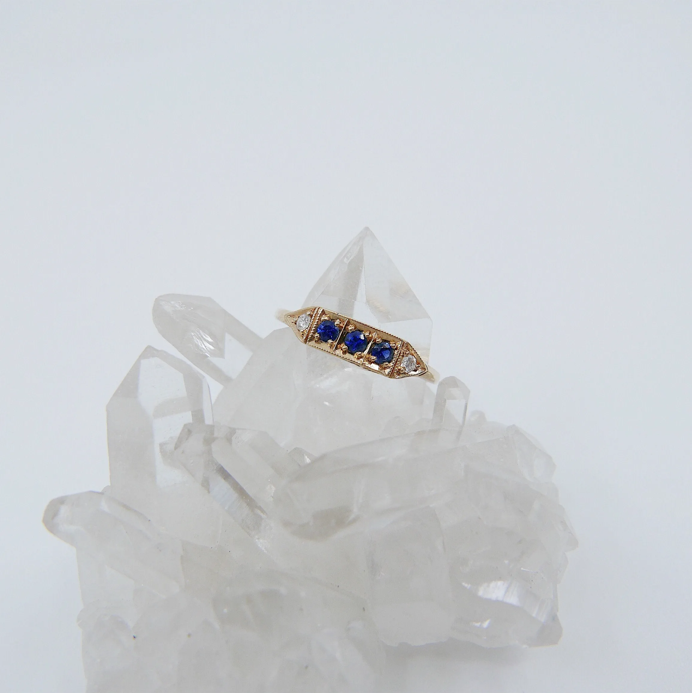 Ms. Goodbar Sapphire Ring