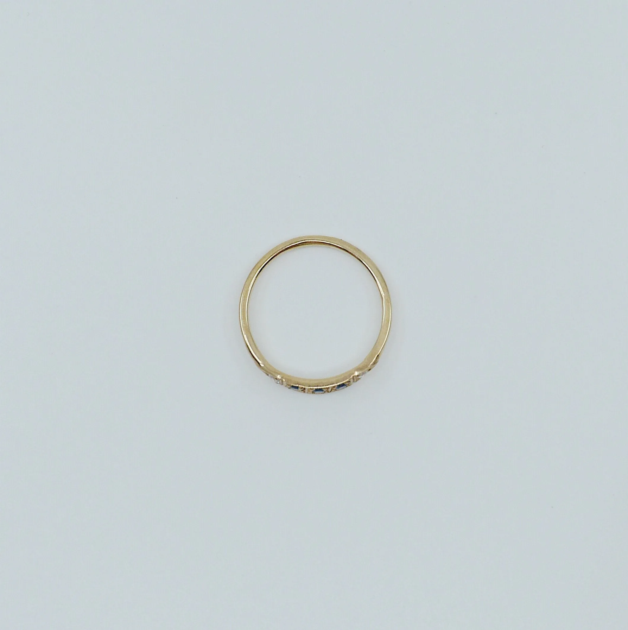 Ms. Goodbar Sapphire Ring