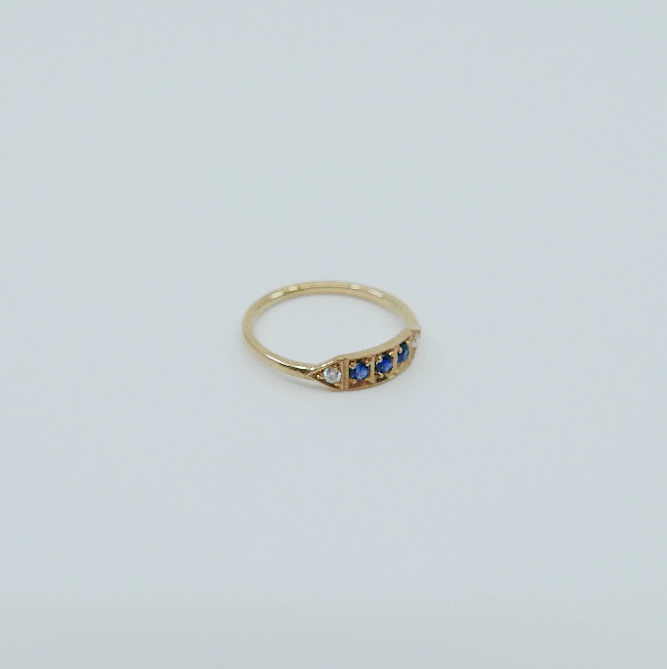 Ms. Goodbar Sapphire Ring