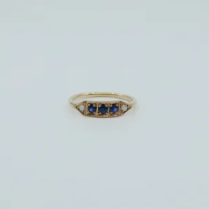 Ms. Goodbar Sapphire Ring