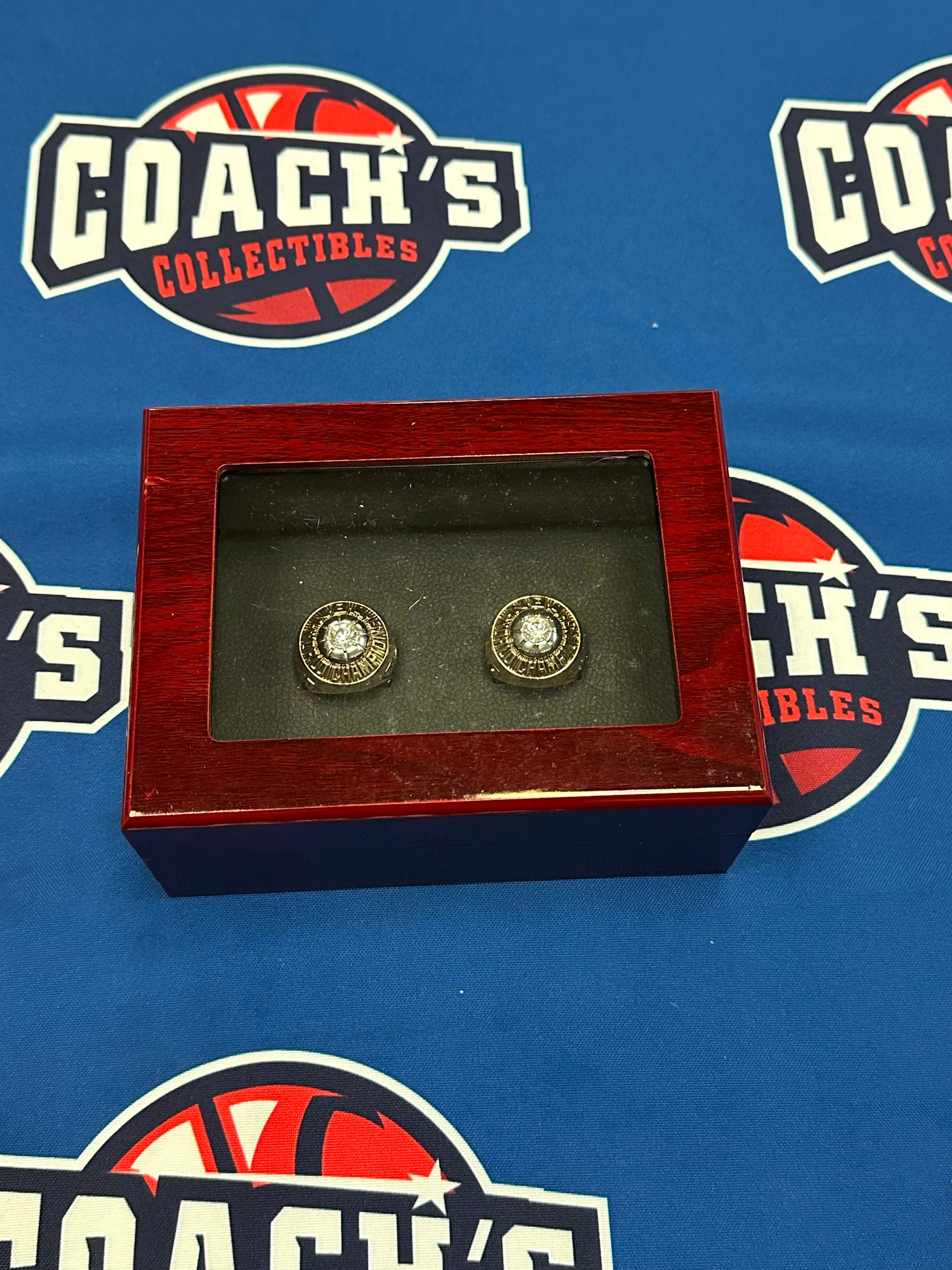New York Knicks 2pc Replica NBA Championship Ring Set w/ Display Box