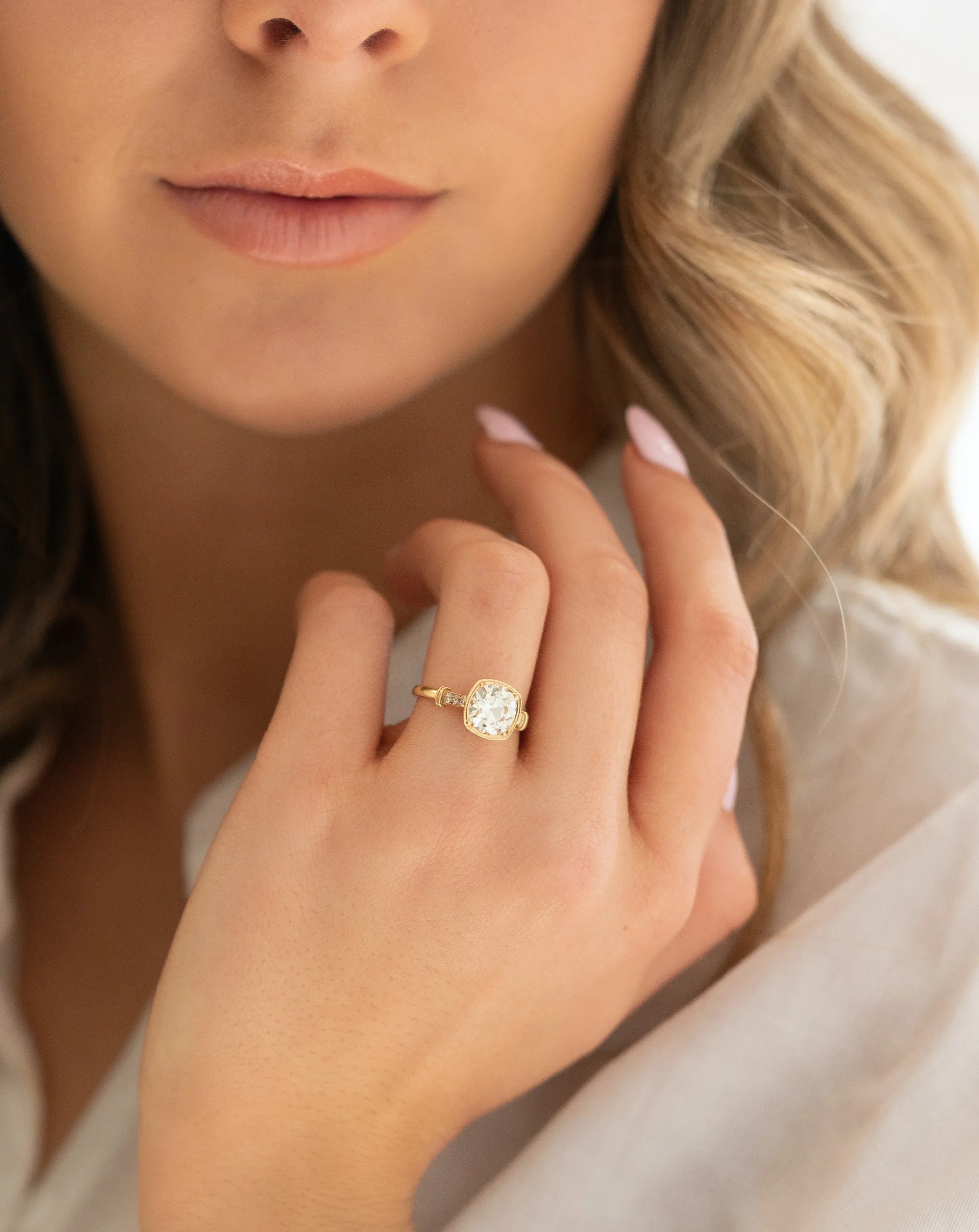 Old European Cut Diamond Ring