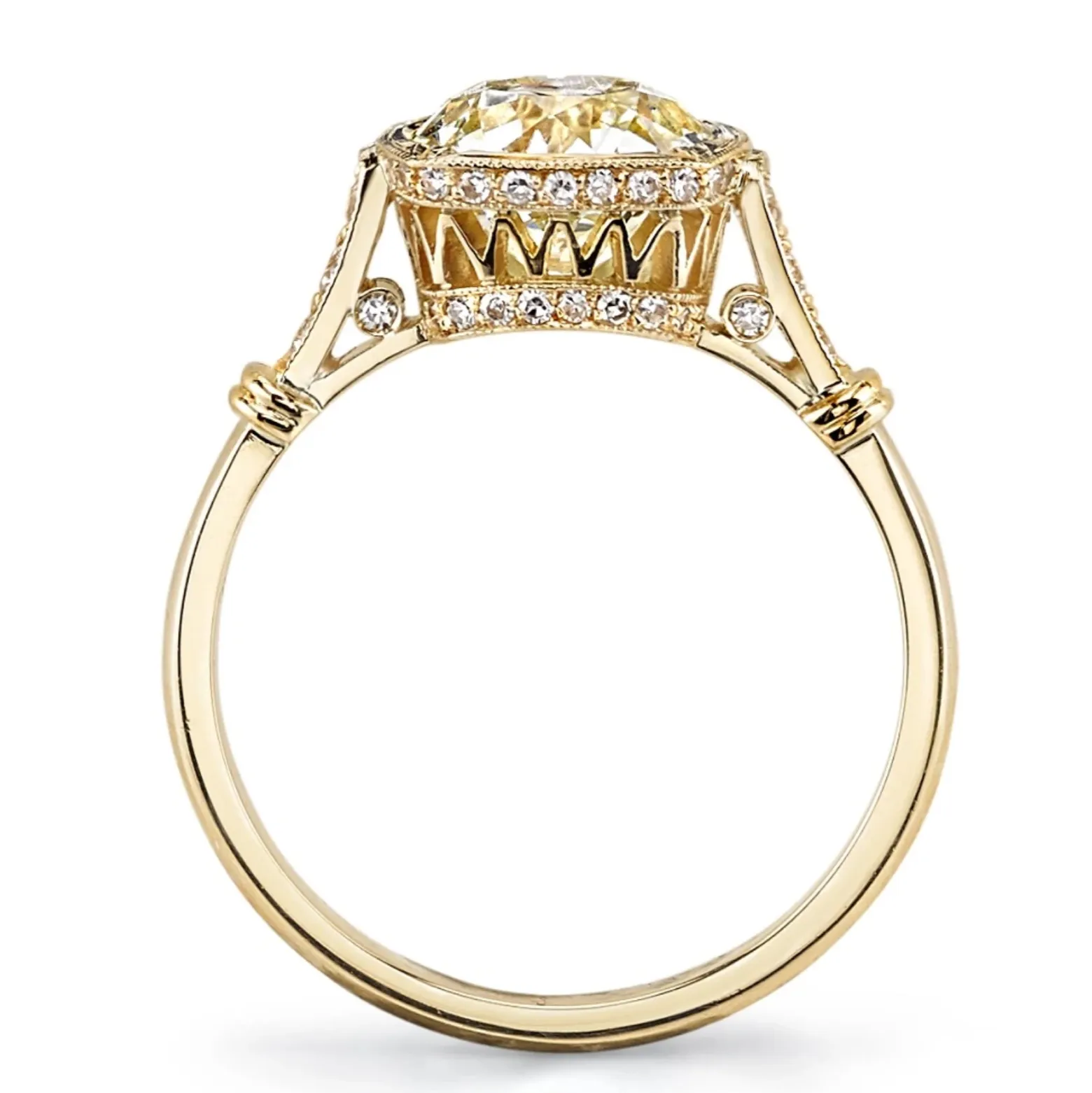 Old European Cut Diamond Ring