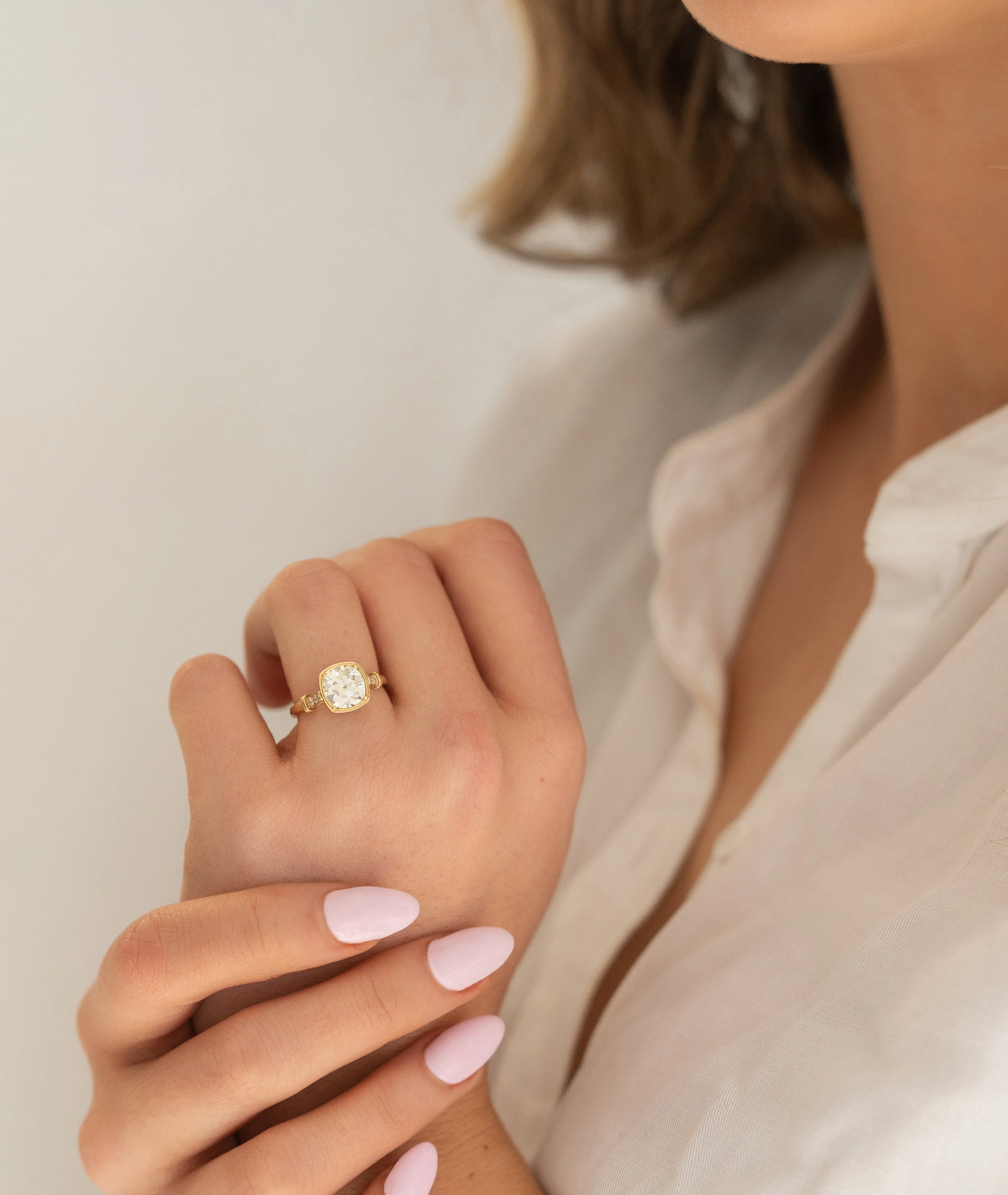 Old European Cut Diamond Ring
