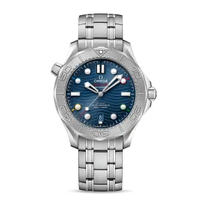 Omega Seamaster Diver 300M Watch, 42mm Blue Dial, 522.30.42.20.03.001