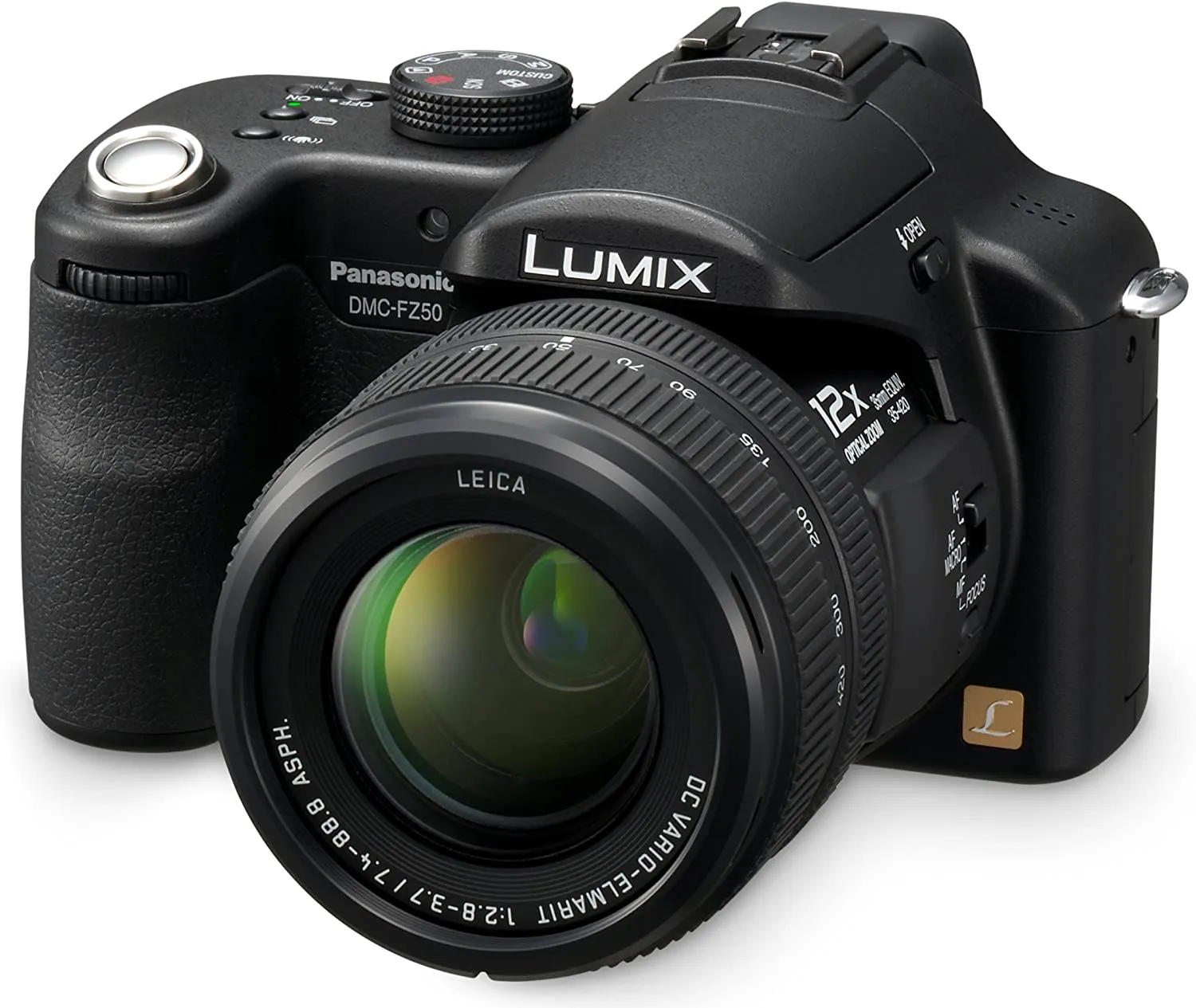 Panasonic DMC-FZ50 Digital Camera - Black