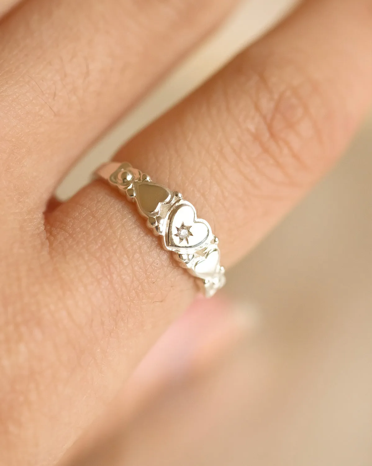 Patricia Heirloom Ring - Sterling Silver