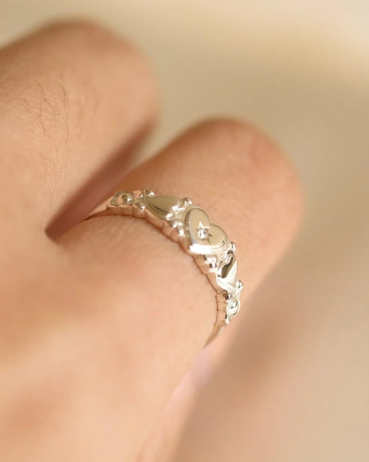 Patricia Heirloom Ring - Sterling Silver