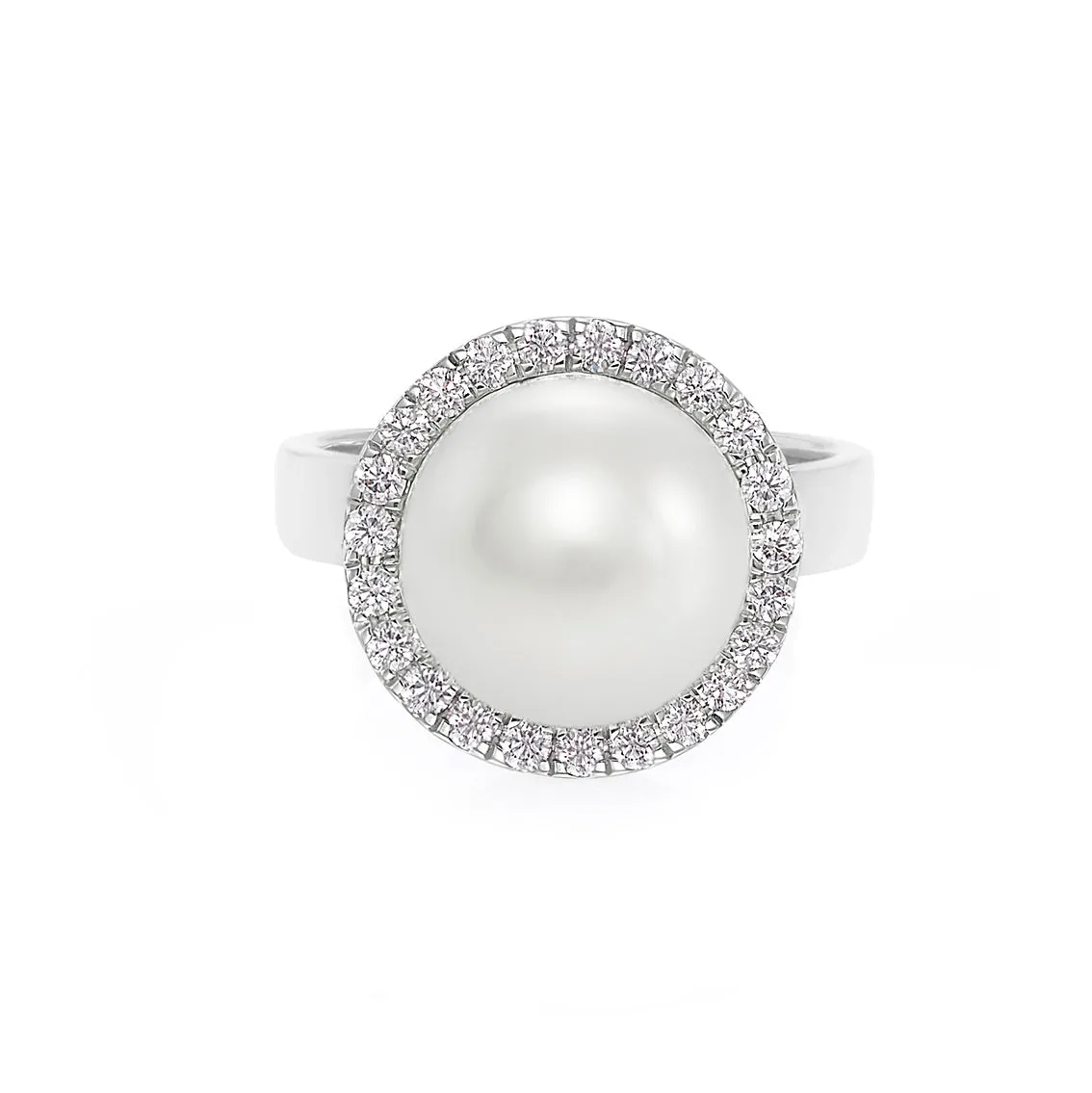 Pearl and Diamond Ring