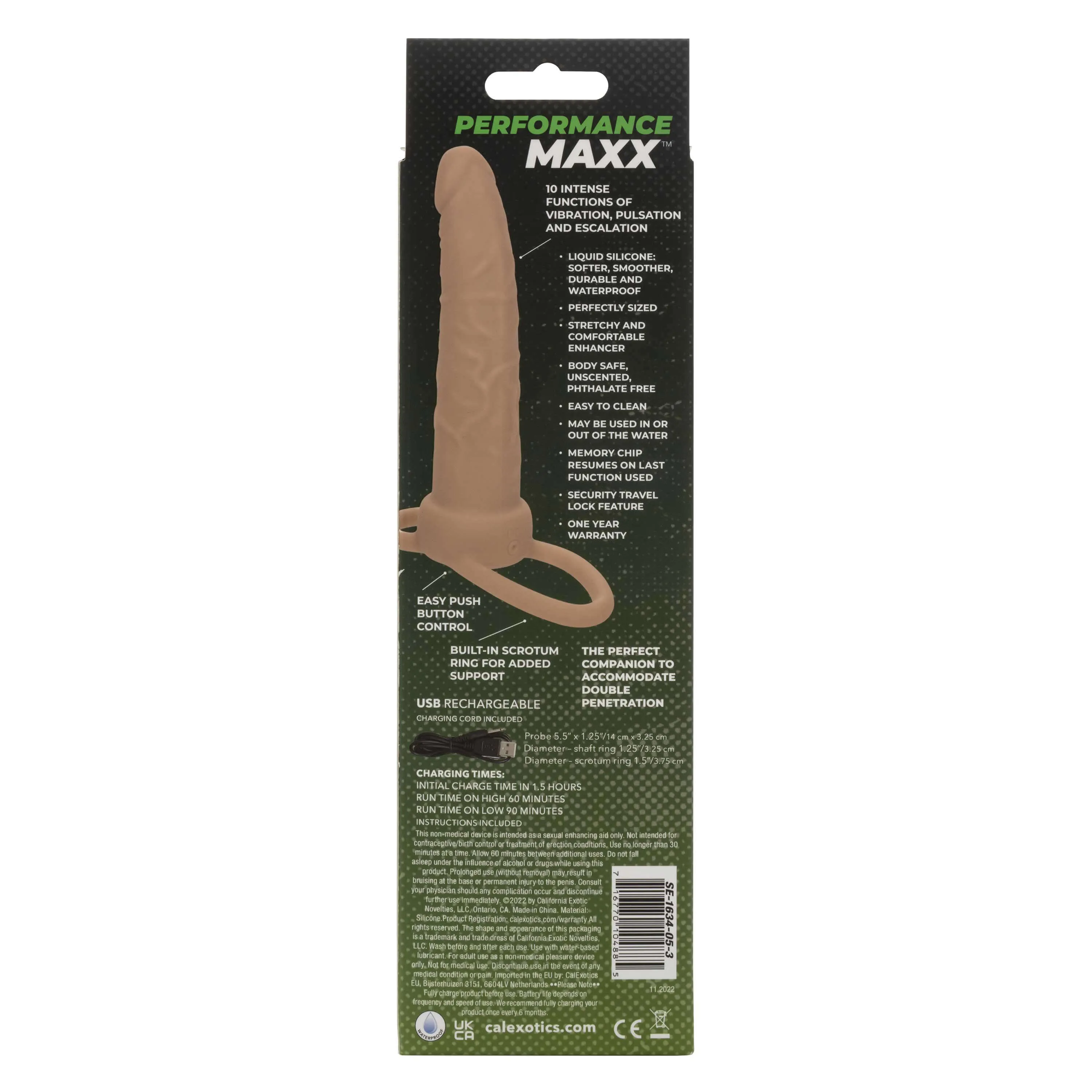 Performance Maxx Rechargeable Dual Penetrator -  Ivory