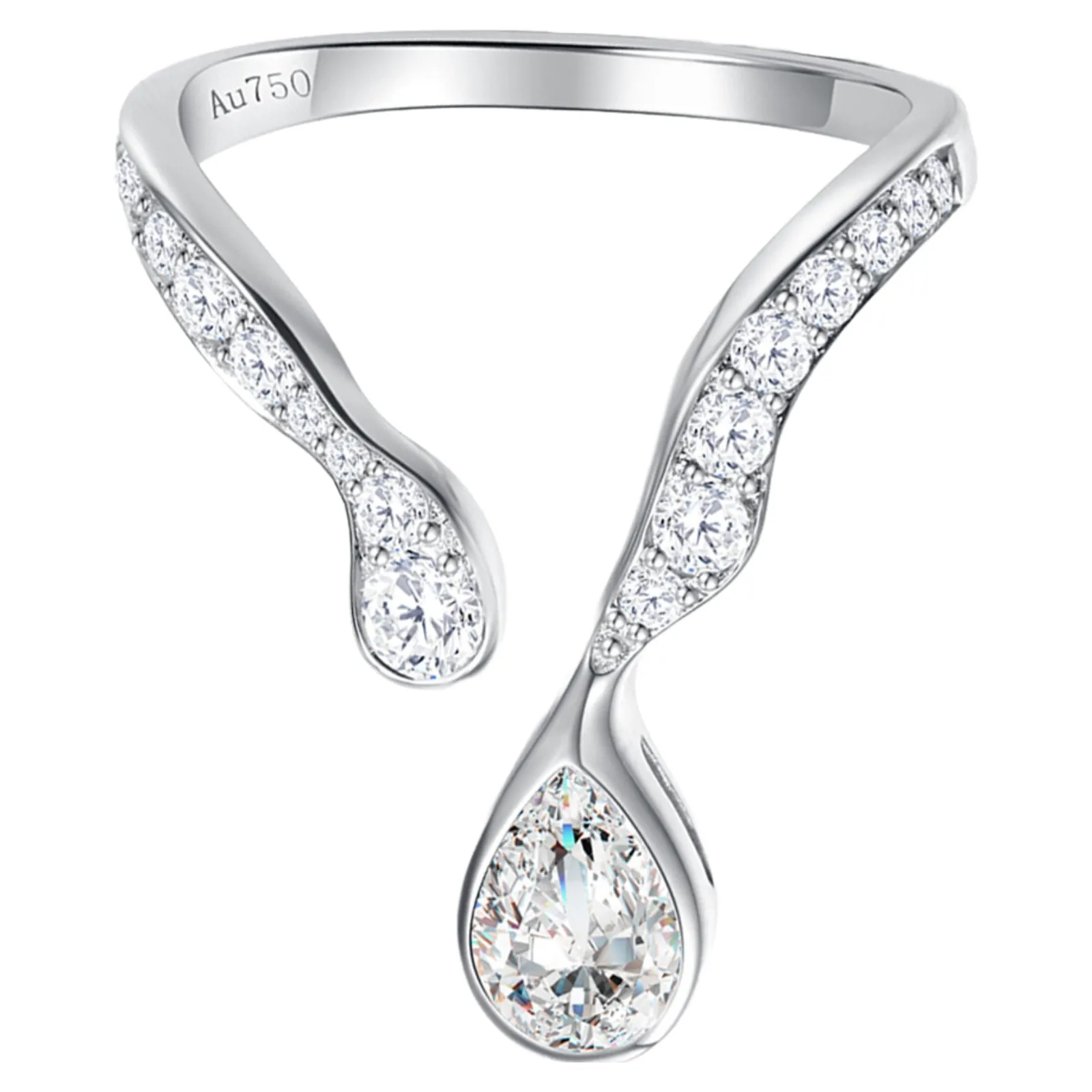 Persistence of Memory' Lab-Grown Diamond Engagement Ring