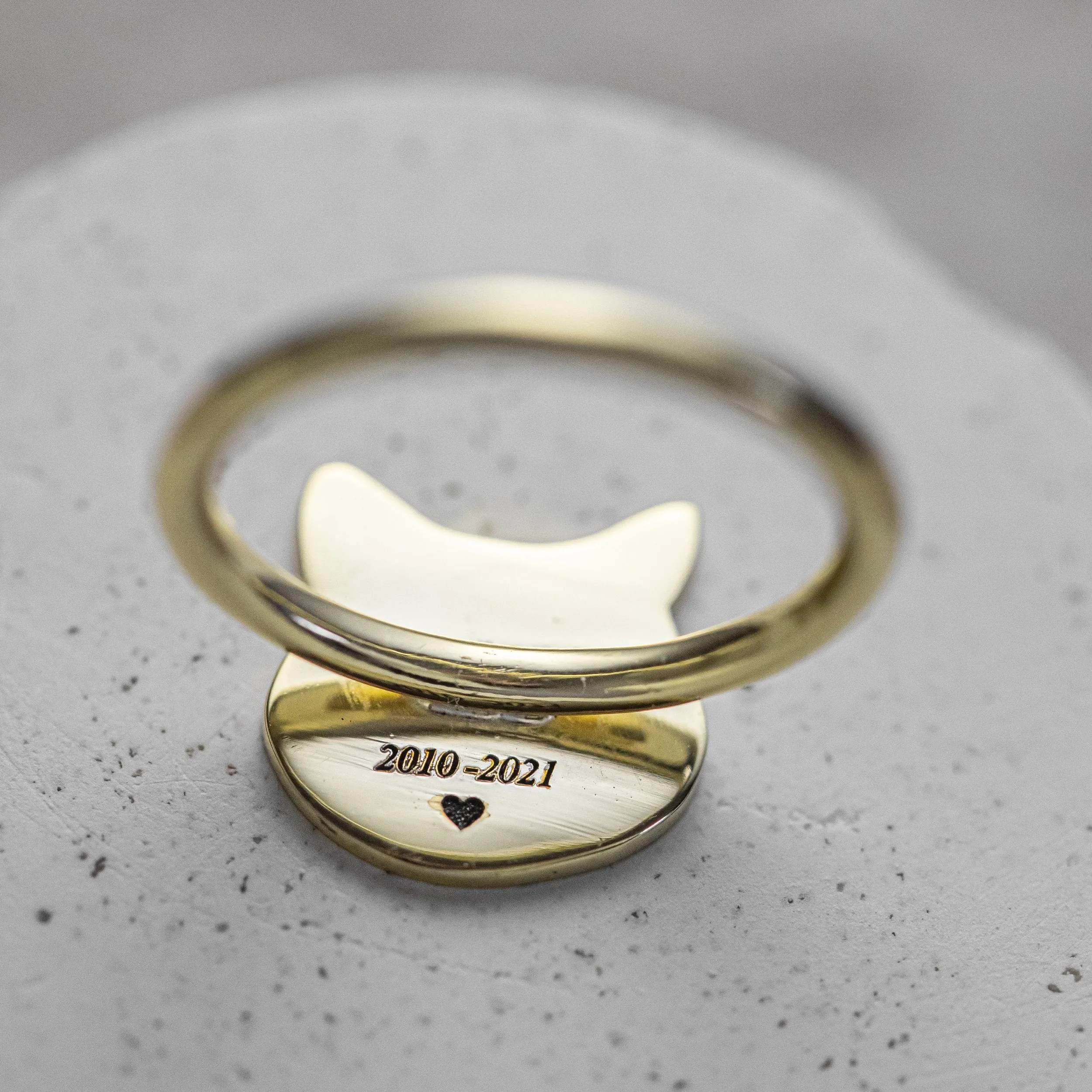 Pet Face Engraving Ring