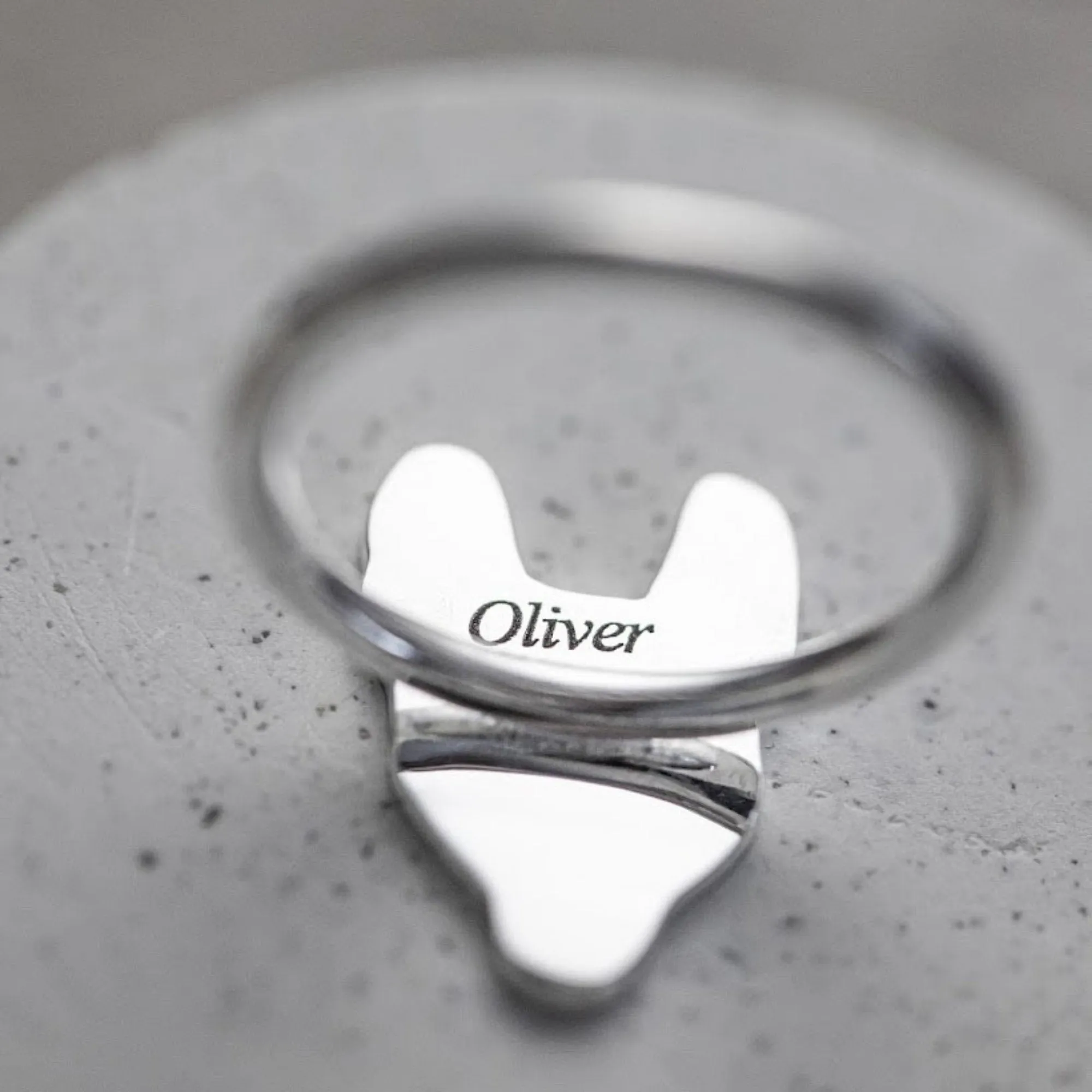 Pet Face Engraving Ring