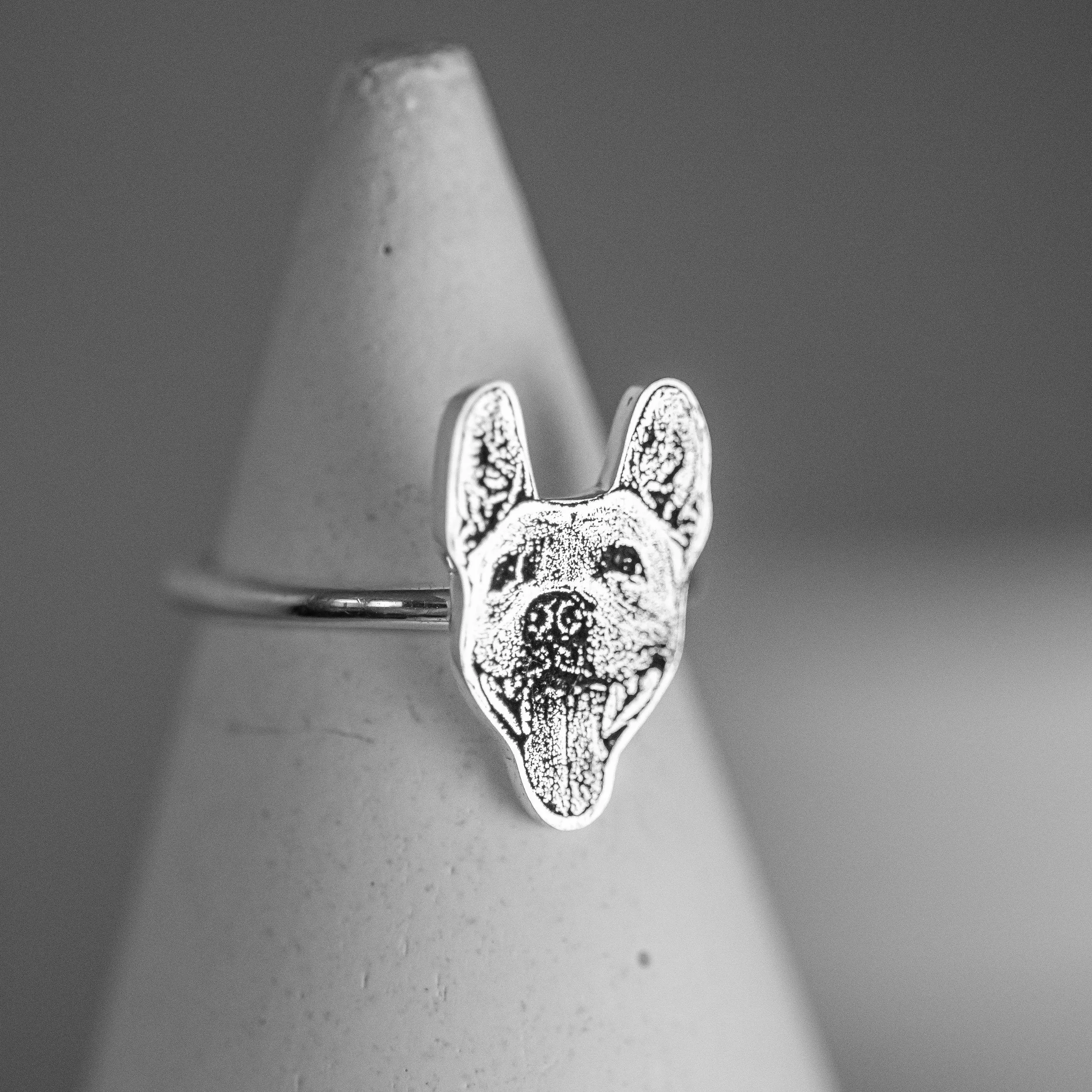 Pet Face Engraving Ring