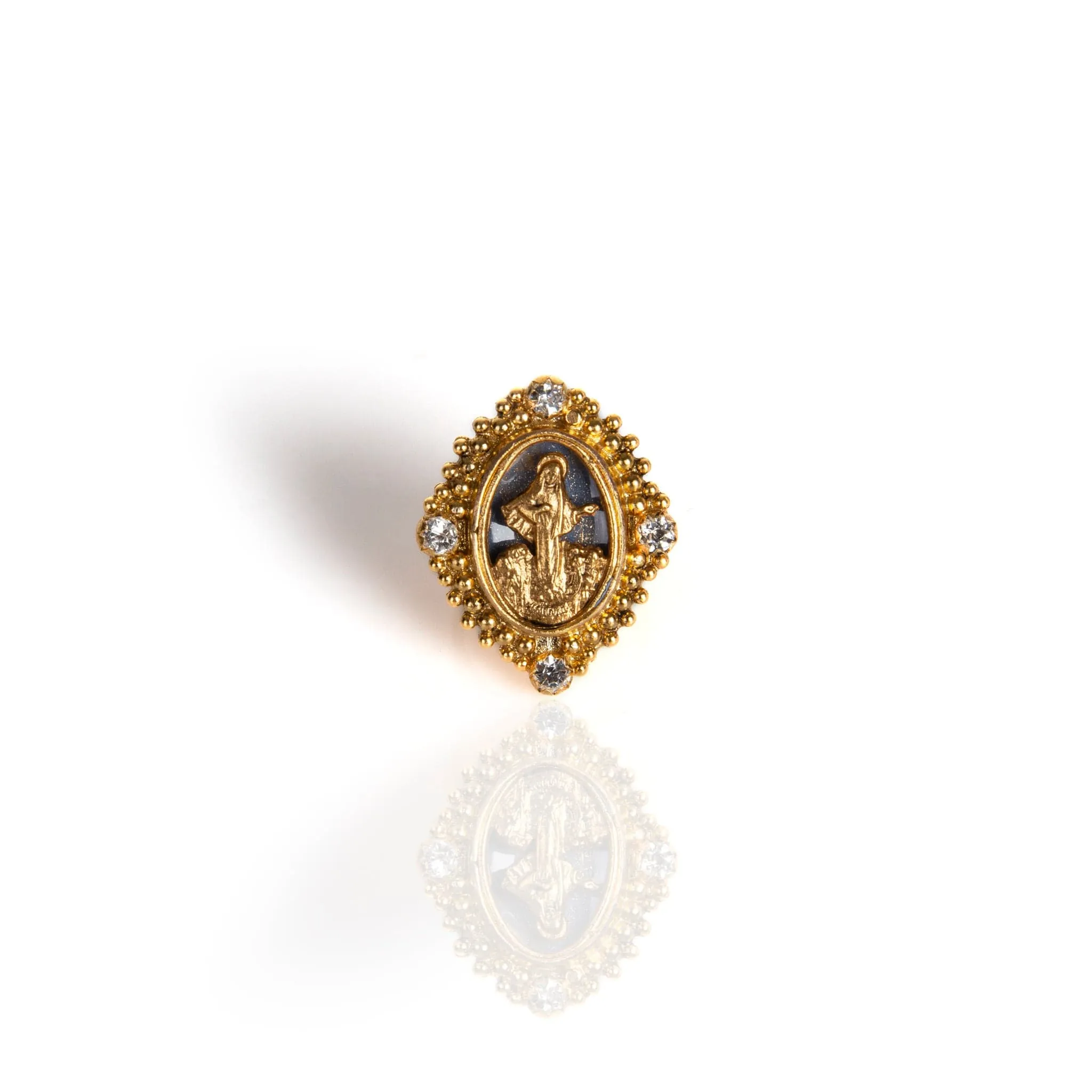 Petite Oval Cloister Fatima Ring