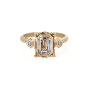 Picture Frame Diamond Engagement Ring