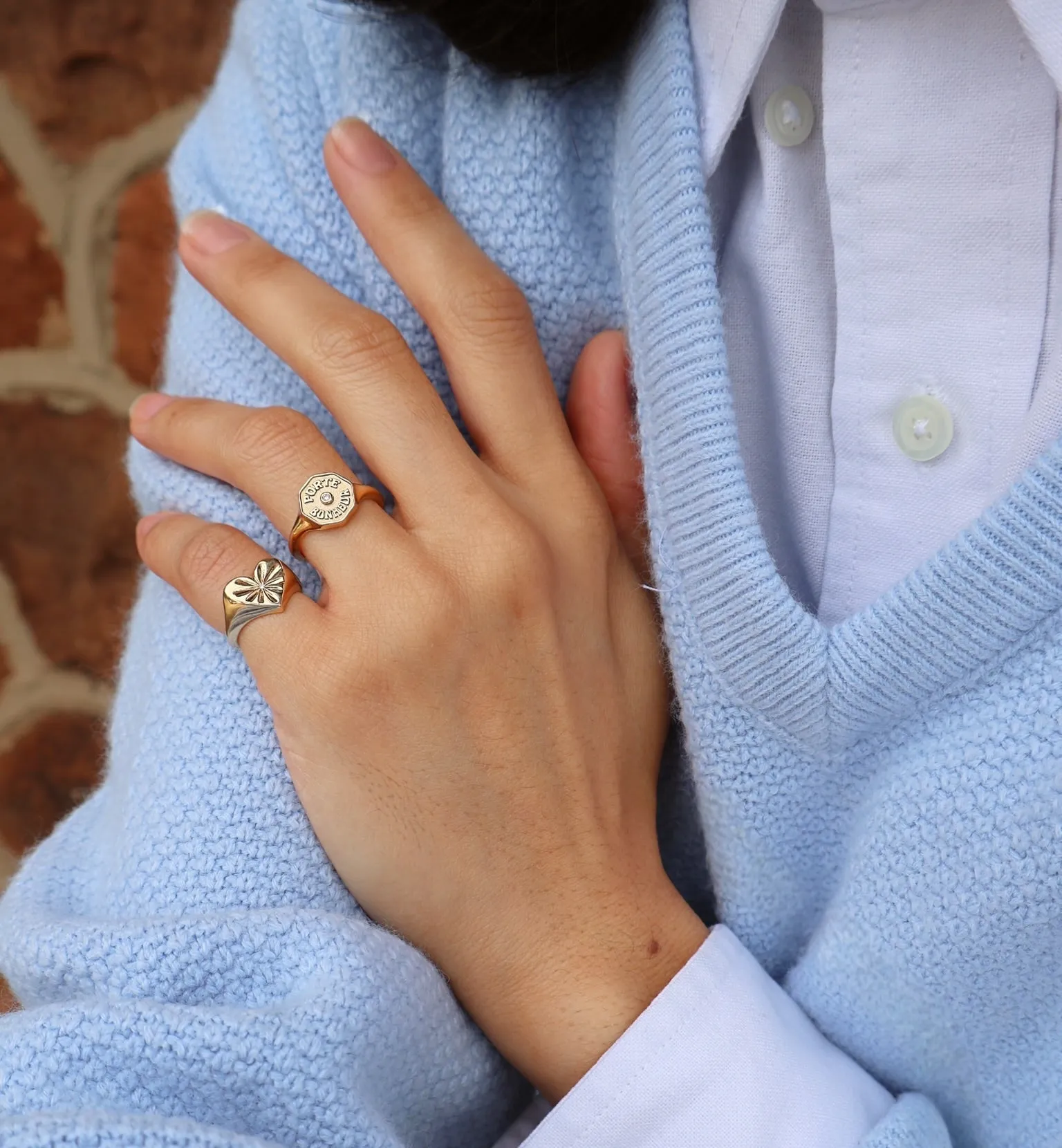 Porte Bonheur Signet Ring