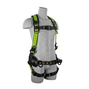 PRO  Flex Premium Construction Harness with Quick Connect Chest Buckle, Leg and Shoulder Padding, FS-FLEX253