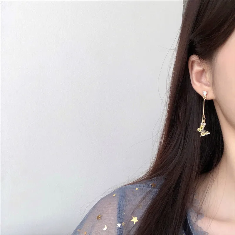 "AMBER BUTTERFLY" EARRINGS N090912