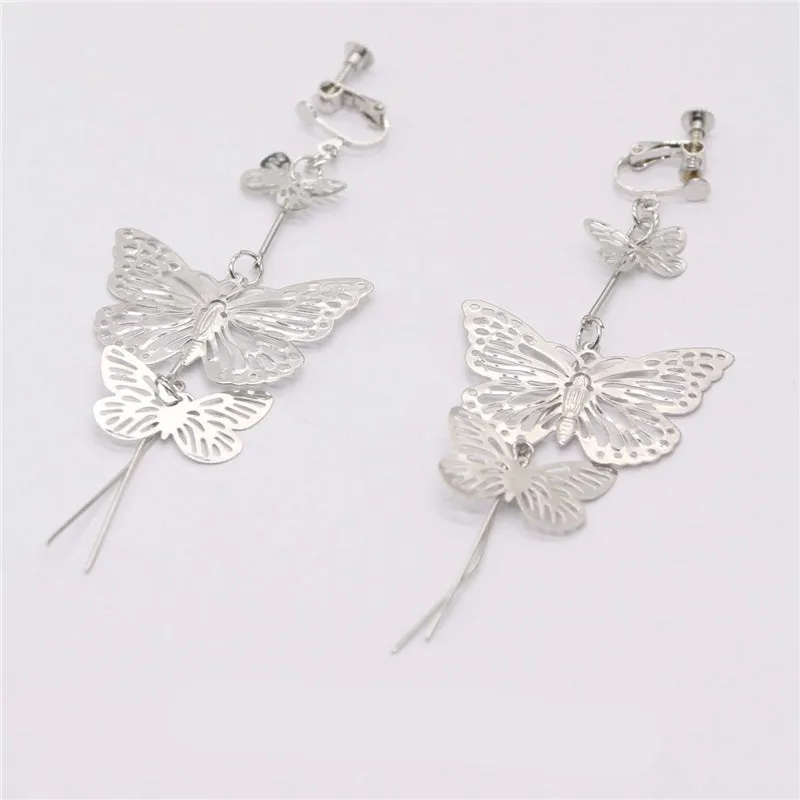 "BUTTERFLY" EARRINGS N081909