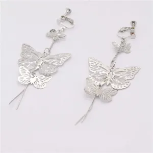 "BUTTERFLY" EARRINGS N081909