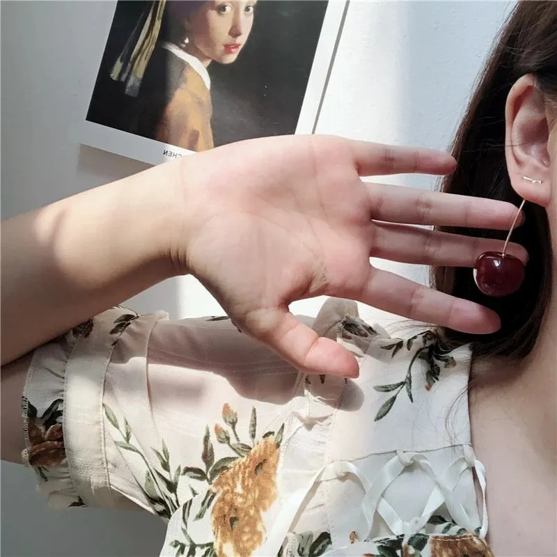 "CHERRY" EARRINGS D042202