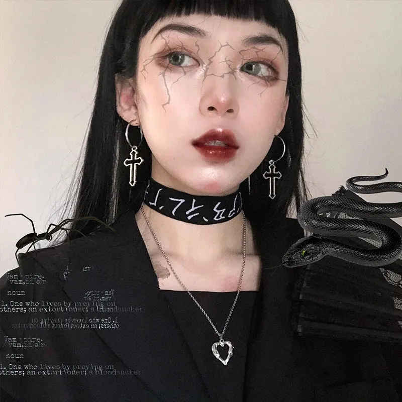 "CROSS" EARRING N090804