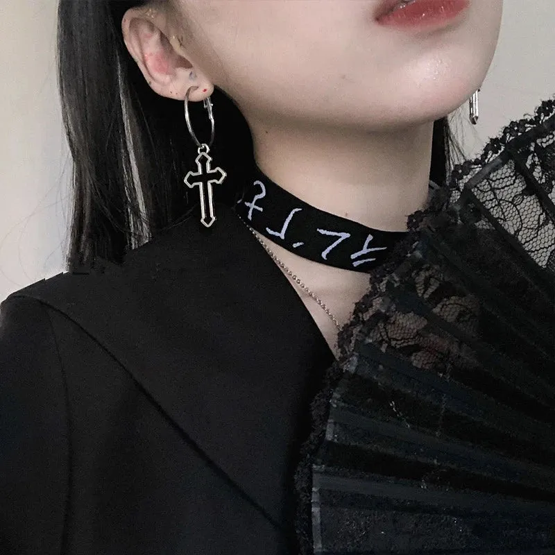 "CROSS" EARRING N090804