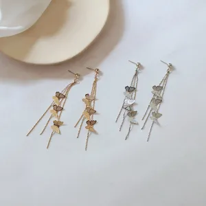 "KFASHION BUTTERFLY TASSEL" EARRINGS D052503