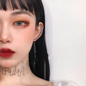 "PENTAGRAM EAR BONE CLIP" EARRINGS D042302