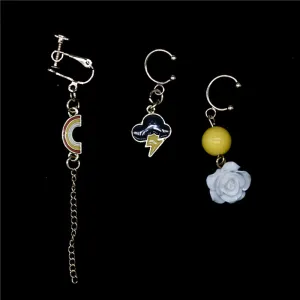 "RAINBOW/FLOWER/LIGHTNING" CUTE EARRING D070602
