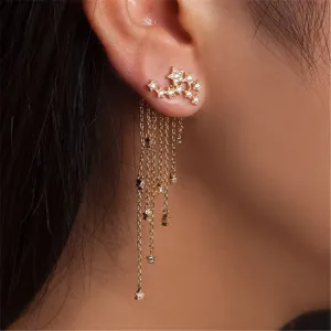"STAR TASSEL" EARRINGS D042205
