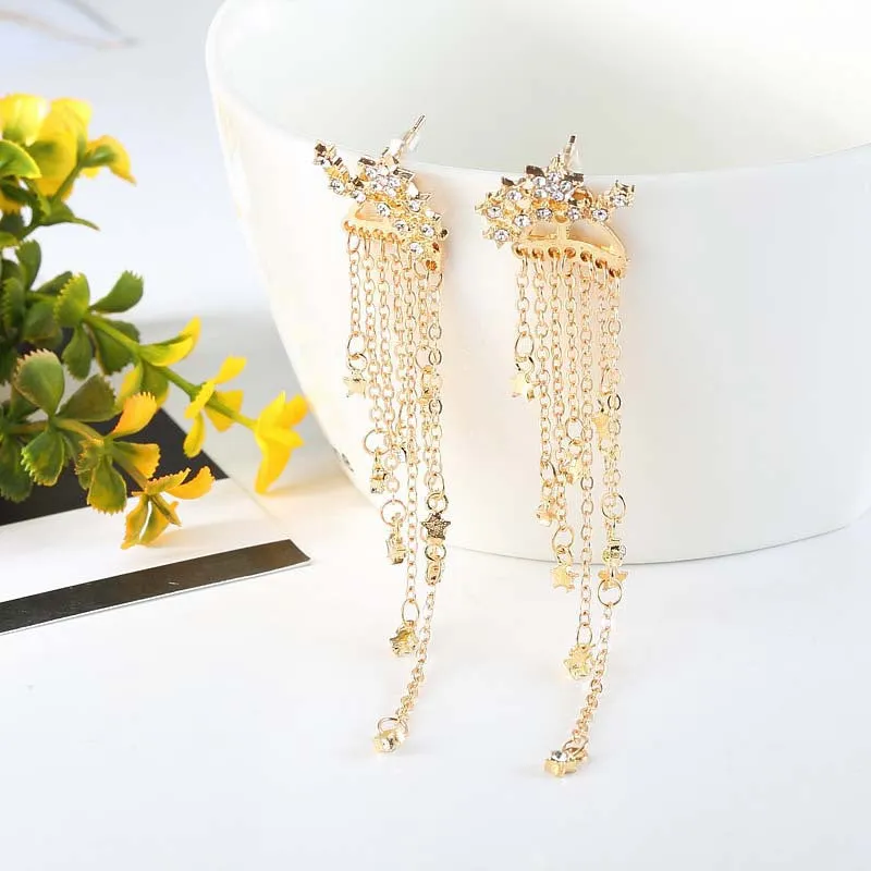 "STAR TASSEL" EARRINGS D042205