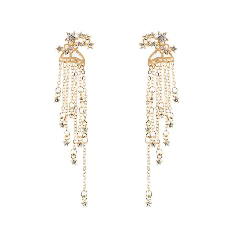 "STAR TASSEL" EARRINGS D042205