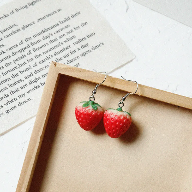 "STRAWBERRY" EARRINGS D042206